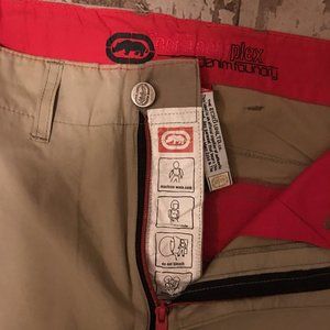 ECKO UNLTD/Y2K Unisex Tech Pants! Retro Hip-Hop Streetwear in Khaki! 2000s